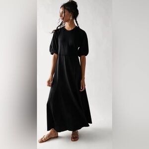 Free People Beach Brentwood Puff Sleeve Maxi Dress